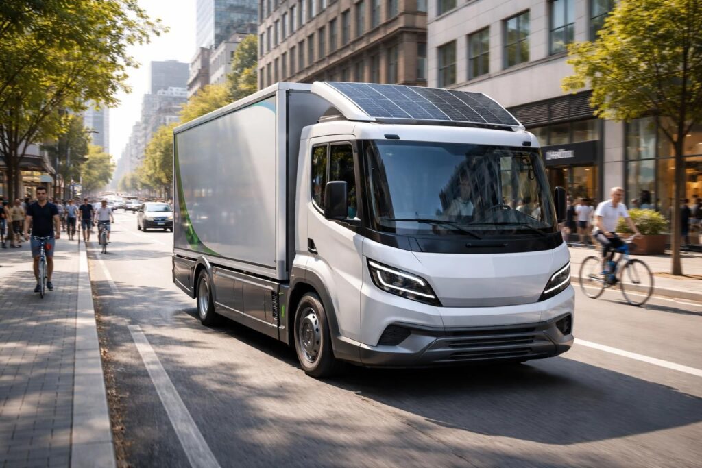 découvrez notre camion spécialement conçu pour le transport urbain, alliant maniabilité, efficacité et respect de l'environnement pour répondre aux besoins de la logistique en ville.
