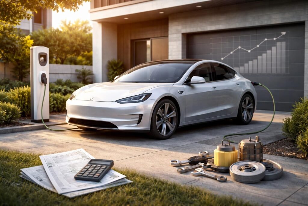 découvrez le coût réel d'une voiture électrique sur 5 ans : prix d'achat, entretien, recharge et économies comparées aux voitures thermiques.
