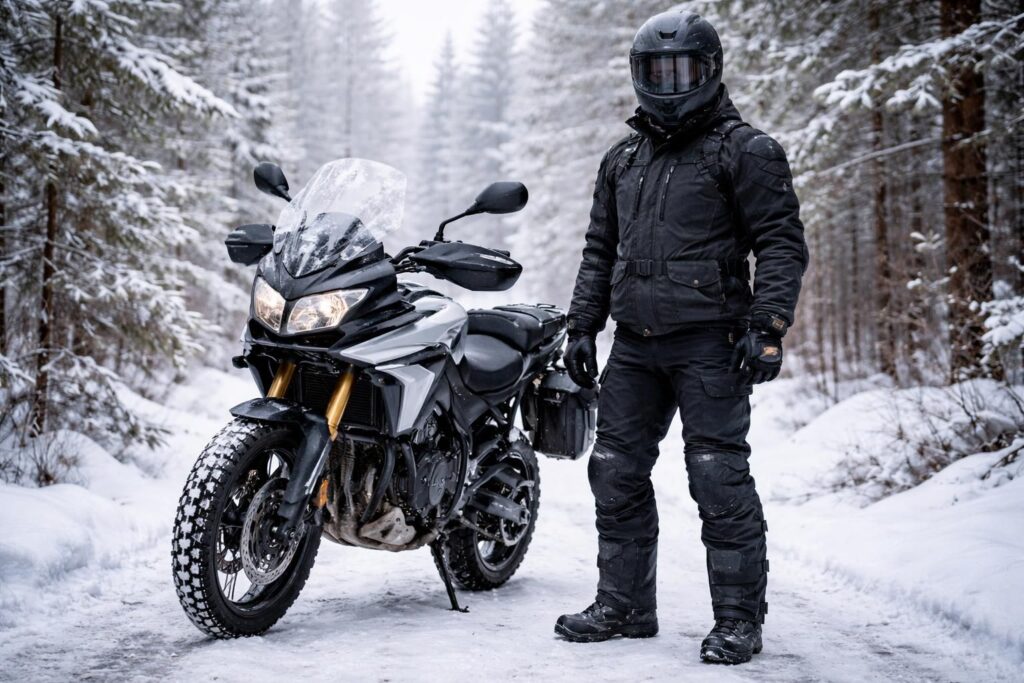 découvrez l'équipement moto indispensable pour rouler en hiver en toute sécurité et confort. protégez-vous du froid, de la pluie et du vent avec nos conseils essentiels.