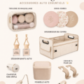 Accessoires de voiture modernes et élégants sur un tableau de bord