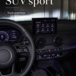 Audi Q2 Sport moderne sur route ouverte