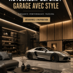 Garage moderne avec un aménagement élégant et stylé