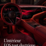 Intérieur luxueux et moderne du EQS électrique