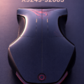 Concept car Ursaab2 de Saab sur fond de paysage urbain