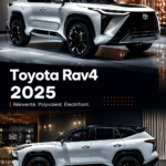 Toyota Rav4 2025 en pleine nature, offrant une vue sur son design élégant