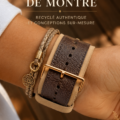 Bracelets de montre authentiques et personnalisés en cuir et tissu