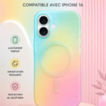 Coque OtterBox Figura pour iPhone 16 avec logo visible.