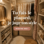 Un dressing stylé remplis de vêtements soigneusement sélectionnés