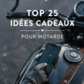 Sélection de cadeaux pour femmes motardes, incluant accessoires et vêtements