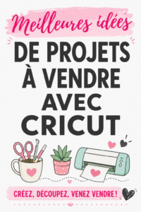 Un ensemble de créations Cricut à vendre, incluant des autocollants et des cartes personnalisées.