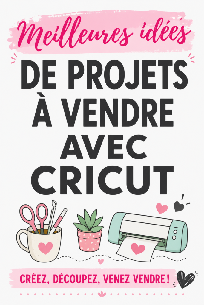 Un ensemble de créations Cricut à vendre, incluant des autocollants et des cartes personnalisées.