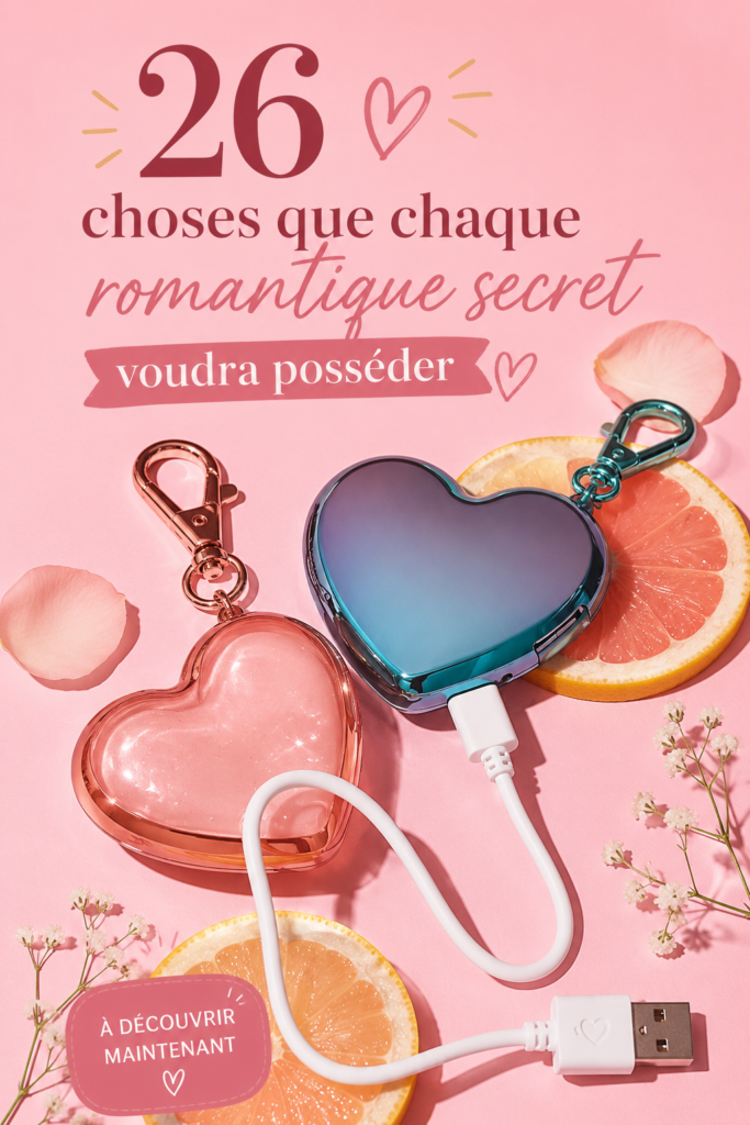 Collection d'objets romantiques pour une ambiance chaleureuse