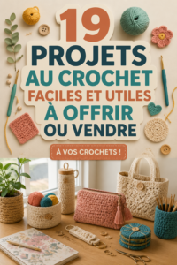 Une sélection de projets en crochet colorés, allant des accessoires aux cadeaux faits main.