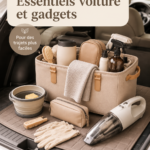 Une voiture équipée de divers accessoires pratiques pour une conduite améliorée