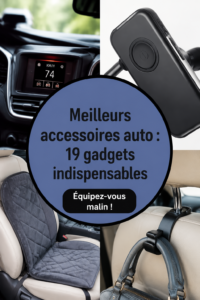 Gadgets auto indispensables sur un tableau de bord
