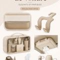 Accessoires de voiture beige qui ajoutent une touche de style et de confort
