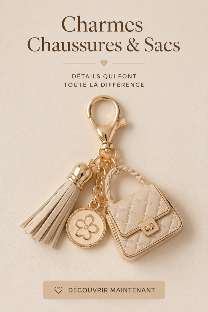 Femme personnalisant ses chaussures avec des charms colorés