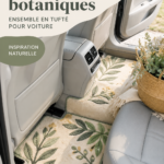 Accessoires de voiture mignons et colorés pour un intérieur chaleureux