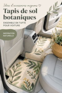 Accessoires de voiture mignons et colorés pour un intérieur chaleureux