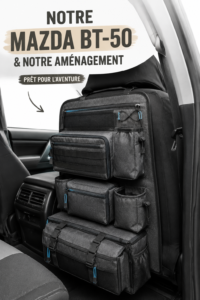 Mazda BT-50 avec aménagement intérieur pratique pour le voyage