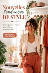 Un collage de vêtements mettant en avant les tendances mode de 2023