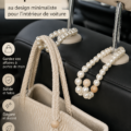 Organisateurs suspendus design minimaliste pour voiture, optimisant l'espace intérieur.