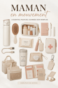 Voiture bien organisée avec des accessoires pratiques pour mamans