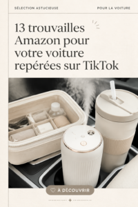 Une sélection de produits Amazon populaires sur TikTok, montrant des objets pratiques et esthétiques.