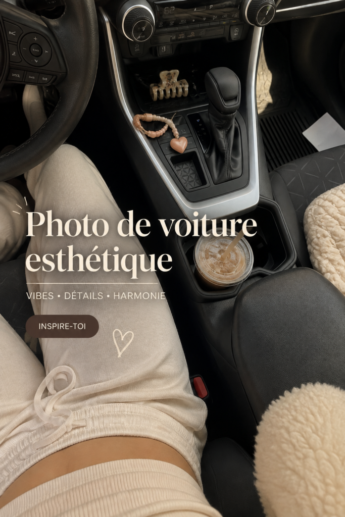 Une voiture personnalisée avec des éléments décoratifs esthétiques.