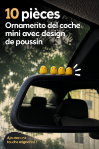 Accessoires miniatures en forme d'animaux pour la décoration de voiture.