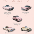 Une voiture personnalisée avec des accessoires colorés et modernes.