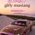 Mustang customisée avec un design léopard chic et glamour