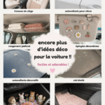 Idées de décoration automobile avec des accessoires charmants