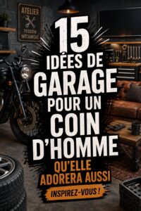 Garage transformé en espace cosy et accueillant