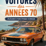 Image d'une voiture classique des années 70, mettant en avant son design rétro distinctif.