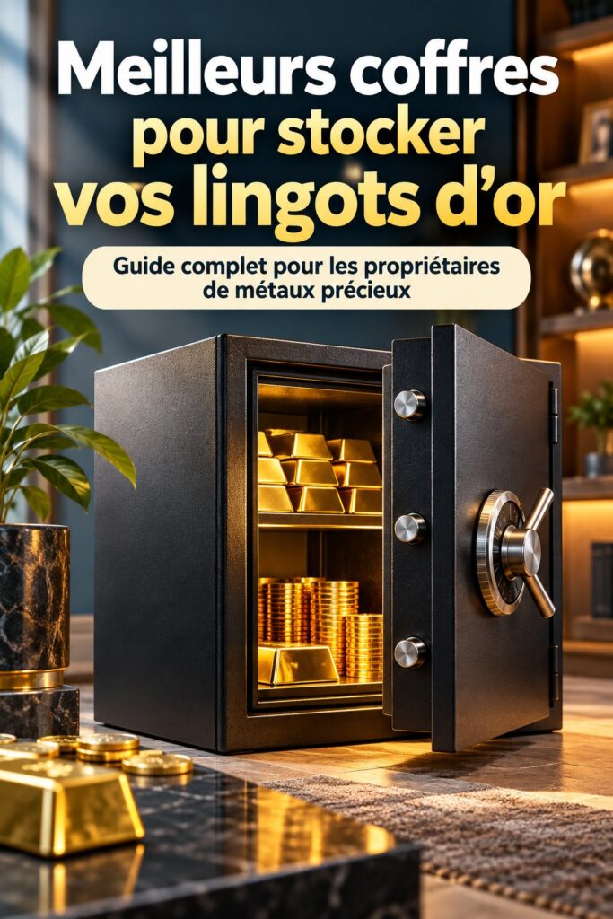Coffre-fort moderne adapté à la protection des objets précieux dans une maison.