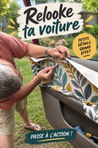Femme peignant des accessoires de voiture pour une personnalisation unique.