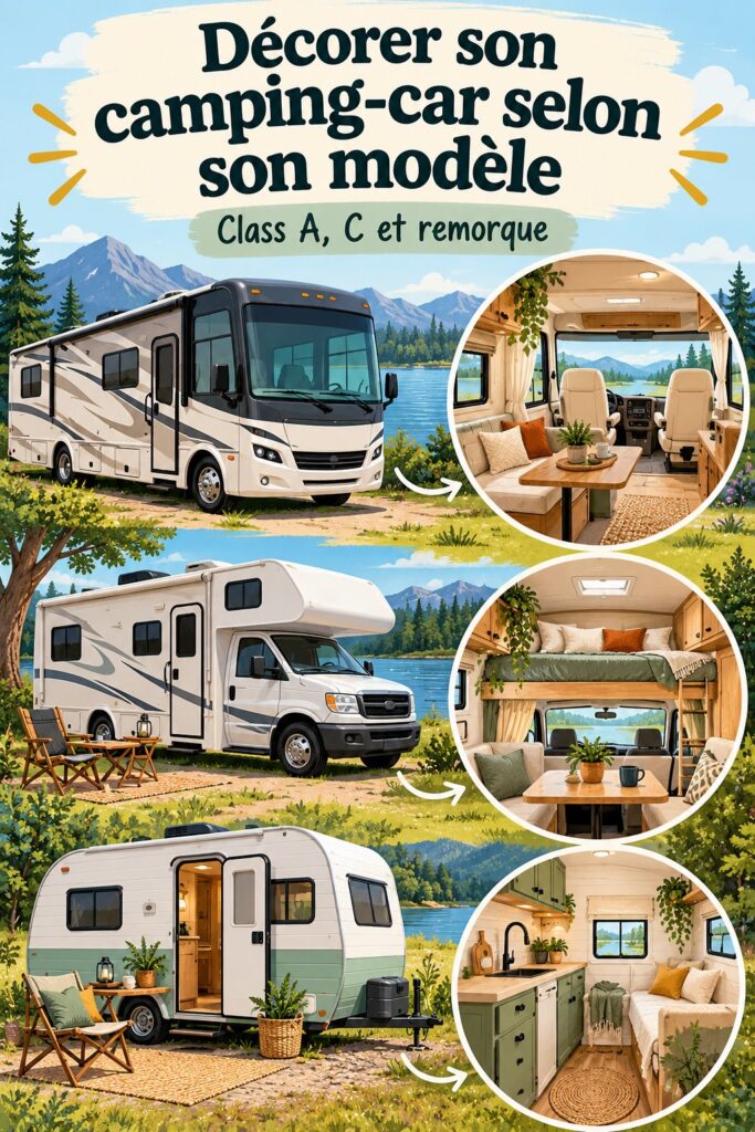 Décoration d'un camping-car avec des éléments chaleureux et pratiques