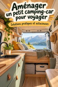 Mini-camping confortable et chaleureux avec accessoires décoratifs