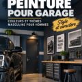 Garage avec une peinture inspirante aux couleurs vives, représentant la customisation automobile