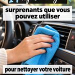 Voiture propre grâce à des astuces de nettoyage maison