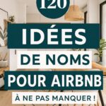 Un espace accueillant pour un Airbnb avec un nom accrocheur affiché.