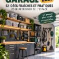 Garage organisé avec des étagères et des bacs de rangement pour une ambiance fonctionnelle.