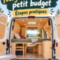 Un Ford Econoline aménagé en van avec un intérieur convivial et pratique
