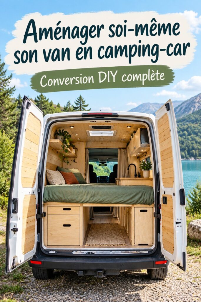 Un VW T4 aménagé avec goût, prêt pour l'aventure.