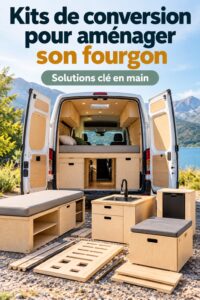 Ford Transit aménagé en camping-car confort avec kits de conversion