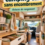 Rangement astucieux dans un camping-car bien organisé