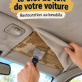 Photo d'un ciel de toit automobile rénové avec élégance